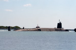 Departing Sub, Port Canaveral, 5/30/09