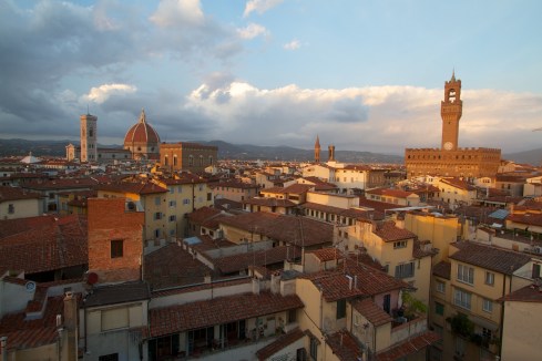 Sunset over Florence Florence, Italy, 9/17/13