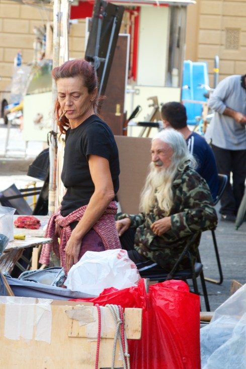 Artists, Outside The Pitti Palace Florence, Italy, 9/16/13