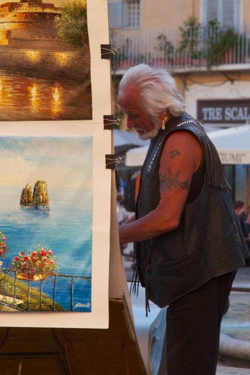 Artist, Piazza Navona Rome, Italy, 9/18/13