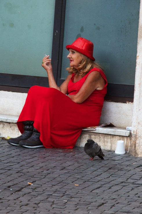A Character in Piazza Navona Rome, Italy, 9/18/13