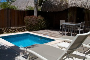 Our (very) private pool, The Pearl Resort, Moorea, 9/25/14