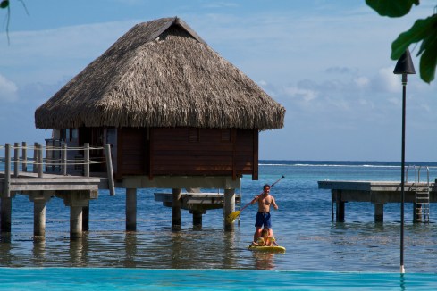 An over water bungalow, The Pearl Resort, Moorea, 9/27/14