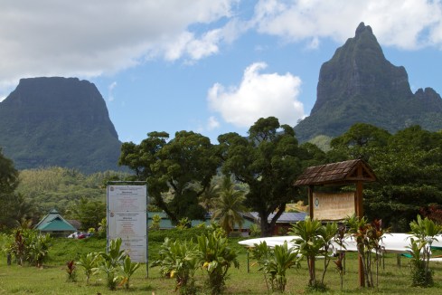 View of the Agricultural Lycee (Agricultural School/Station), Moorea, 9/26/14